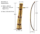 Tsii' Edo' Ai (Apache fiddle), Athabascan Family, Agave flower stalk, wood, paint, horsehair, Native American (Apache)